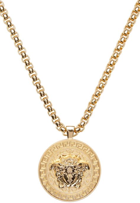 mens gold versace chain for sale|custom solid Gold Versace necklace.